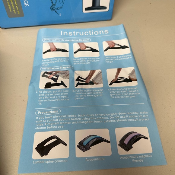 Waist Relax Mate Lumbar Support Stretcher - Picture 2 of 12